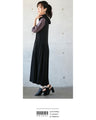 Sweet and cool hoodie pleated dress