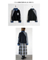 Denim and designer knitwear are attached together so you can wear it all by itself