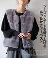 A warm fur vest that will liven up the seasonal mood
