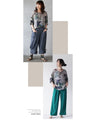 A cool shift in floral print tops and shirts