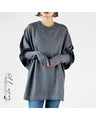 A stand-out top made from two fabrics