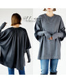 A stand-out top made from two fabrics