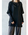 A top made from two fabrics to complete your outfit