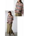 A patterned knit that will be the focal point of your outfit