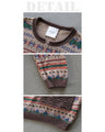 A patterned knit that will be the focal point of your outfit