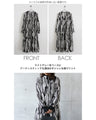 A monochrome art pattern x tiered dress that stands out from the crowd