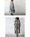 A monochrome art pattern x tiered dress that stands out from the crowd