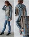 A trick art knit top that's one of a kind