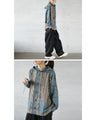 A trick art knit top that's one of a kind
