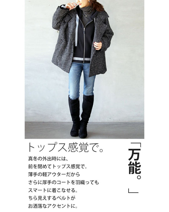 ラインが決め手 スポカジ軽アウター
