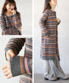 A soft and fluffy cardigan in a color scheme that adults will love