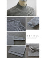 Wavy accent knit top