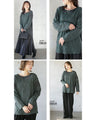 Fluttering tulle frills make your everyday knitwear even more beautiful