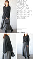 A unique black top with ruffled shirring and irregular hem