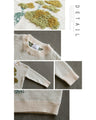 A knit top with fluffy color accents