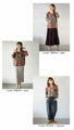 A soft knit top with a retro feel