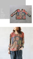 A soft knit top with a retro feel