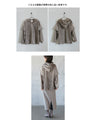 A glossy velour that is more than just casual. An original and elegant hoodie for adults.