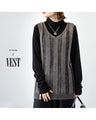 A vintage-style vest for a layered look
