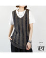 A vintage-style vest for a layered look