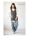 A vintage-style vest for a layered look