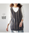 A vintage-style vest for a layered look