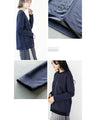 Stylish logo for adults. Asymmetrical knitwear