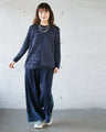Stylish logo for adults. Asymmetrical knitwear