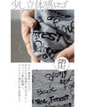 Stylish logo for adults. Asymmetrical knitwear