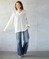 Exquisitely mature mesh original soft sheer knit top