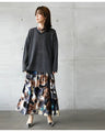Exquisitely mature mesh original soft sheer knit top