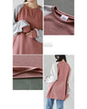 I like this color. Loose raglan knit top.