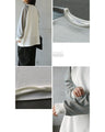 I like this color. Loose raglan knit top.