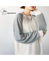 I like this color. Loose raglan knit top.