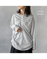 A long sleeve T-shirt for adults with a crinkled look