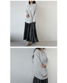 A long sleeve T-shirt for adults with a crinkled look