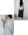A long sleeve T-shirt for adults with a crinkled look