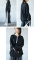 A long sleeve T-shirt for adults with a crinkled look