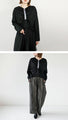 A long sleeve T-shirt for adults with a crinkled look