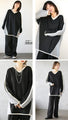 Oversized and slimming color scheme