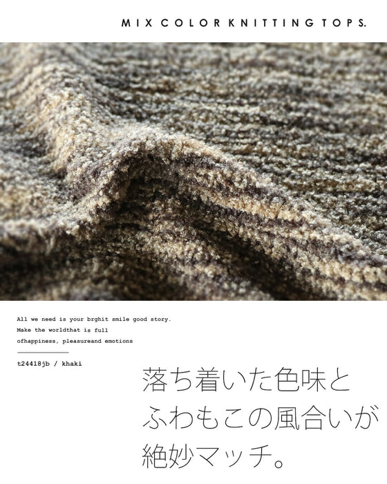 Not too cute, but mature. A knit top with a great vibe.