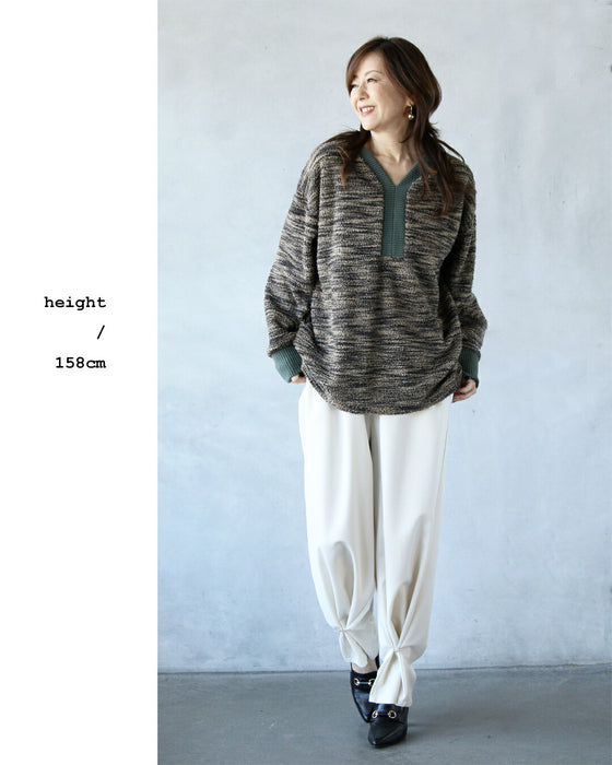 Not too cute, but mature. A knit top with a great vibe.