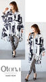 All-over print shirt tops