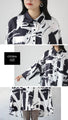 All-over print shirt tops