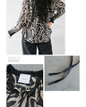 Cool and cute sheer zebra tops and blouses