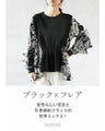 Tops made of different materials that stand out with their patterns and materials