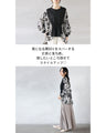 Tops made of different materials that stand out with their patterns and materials