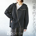 Impression Diagonal Zipper