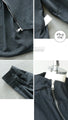 Impression Diagonal Zipper