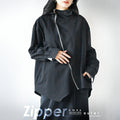 Impression Diagonal Zipper